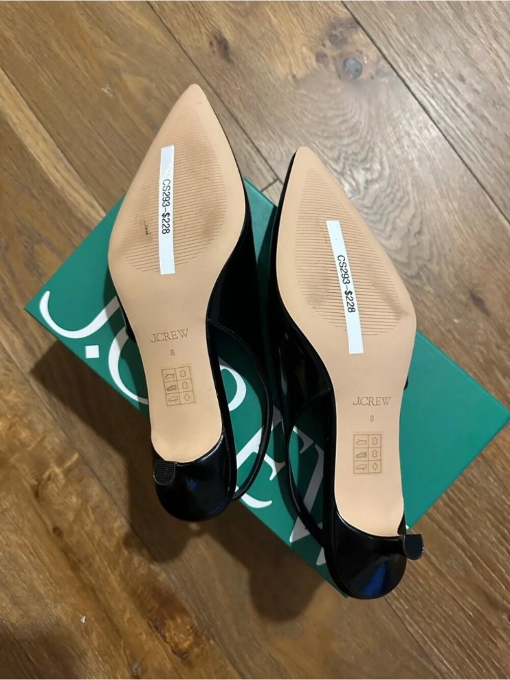 J.Crew Robin slingback heels spazzolato leather - Picture 3 of 6